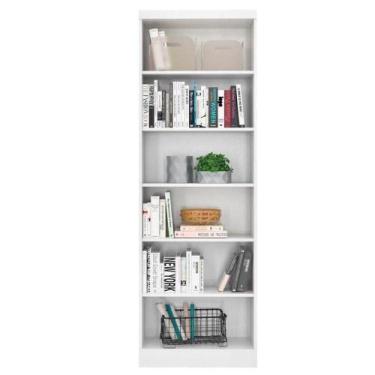 Imagem de Estante Para Livros Linus 1404 Branco - Qmovi