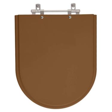 Imagem de Assento Sanitário Poliester Carrara Caramelo Para Vaso Deca