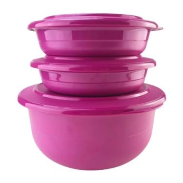 Imagem de Kit Bea Pda 1º Nível em Policarbonato = T U P P E R W A R E = (Linha Cristal) = magenta