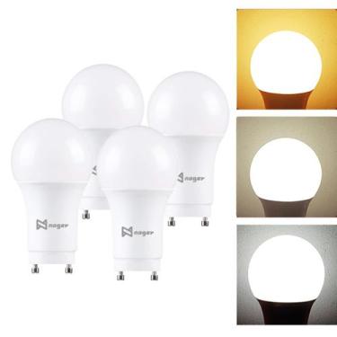 Imagem de Lâmpada LED Noger GU24 12W 1200lm 3 temperaturas de cor: 4 unidades