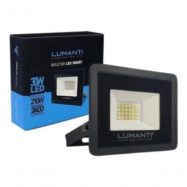 Imagem de Refletor Led Smart Eco 30w 6500k Branco 6500k - LUMANTI