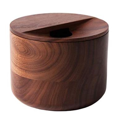 Imagem de FKJLUN Cofrinho feito à mão caixa de moedas de madeira maciça caixa de armazenamento varanda luva caixa pode abrir artesanato casa caixa de dinheiro caixas de dinheiro jarra caixa de poupança de