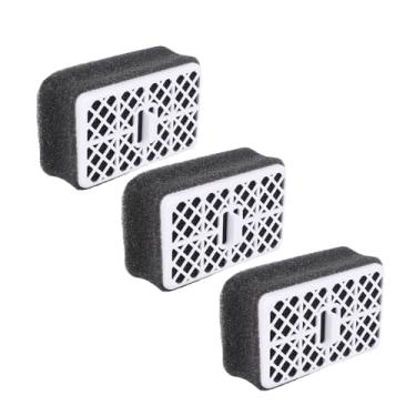 Imagem de Cartucho desodorizante de 3 peças para Toto Washlet THU6474-01, filtro de desodorização de banheiro de plástico essencial de substituição para bidê de vaso sanitário (preto)