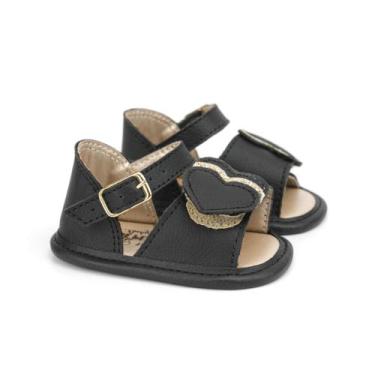 Imagem de Sandália menina de coração anatômica ponta entrega - Bicho De Pé Baby,