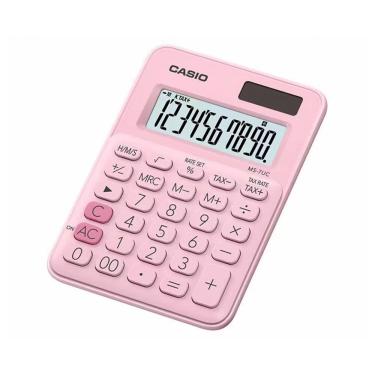 Imagem de Calculadora De Mesa 10 Dígitos Com Cálculo De Horas Ms-7uc-pk-n-dc Rosa