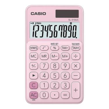 Imagem de Calculadora De Bolso 10 Digitos Rosa - Sl-310uc-pk
