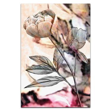 Imagem de Kit Placas Quadros Decorativos 3 Pçs Mdf 20x30 Floridas