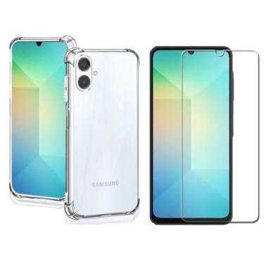 Imagem de Capa Capinha Case + Película de Vidro 3D para Samsung Galaxy A06 (Galaxy A06 5G)