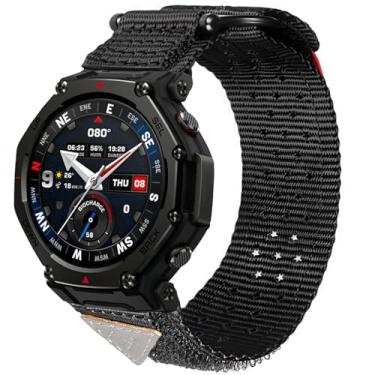 Imagem de FIILIIX Pulseira de nylon premium para Amazfit T-Rex 3 Pro, pulseira de durável para esportes ao ar livre (não serve para Amazift T-Rex 3)