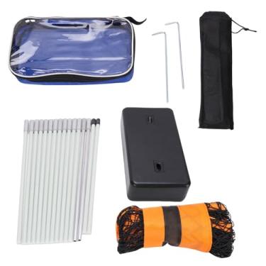 Imagem de XUXHOU Rede de Badminton, Rede Portátil de Badminton Com Base Autônoma Interna e Externa para Piquenique No Quintal da Praia (Laranja)