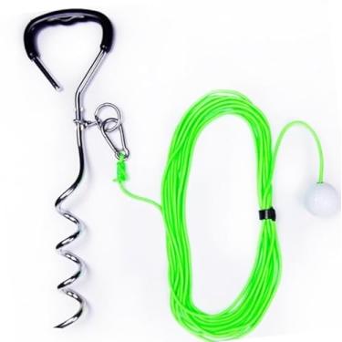 Imagem de LEILINLIFE Kit de correção de balanço de golfe de metal de 127 cm, auxílio de treinamento para grama, golfe, ao ar livre, kit de auxílio de swing, motoristas e ferros