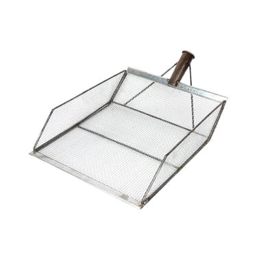 Imagem de Filter Screen Soil Shovels,Sieve Soil Shovels,Sifting Shovels Dustpan,Corn Peanut Filter Net,Stainless Steel for Hourglass Soil, Mesh 0.4cm/49(Mesh 0.4cm)