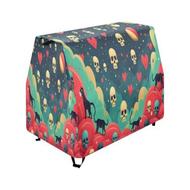 Imagem de Qilmy Fantasy Panther Art Kids Water Table Cover, Duty Waterproof Patio Table Covers for Outdoor Toddler Splash Tables, UV Resistant & Dustproof Play Table Protector, Cover Only