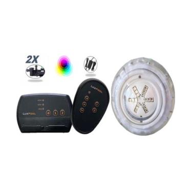 Imagem de Kit Comando Rgb 2 Saídas Auxiliares + 1 Led 9W P Piscina - Tholz
