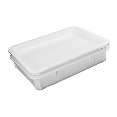 Imagem de DimyFew Caixa Retangular para Fermentação de Pizza, Fácil de Limpar E Prática, Ideal para Tortas E Pães Caseiros.