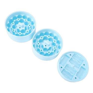 Imagem de TARSHYRY Inserção de Frasco de Silicone, Organizador de Armazenamento de Peptídeos Com Estrutura Molecular Densa para Potes de Alimentos de 32 25 18 Onças, Comporta até 48 (1 estilo curto 2 estilos