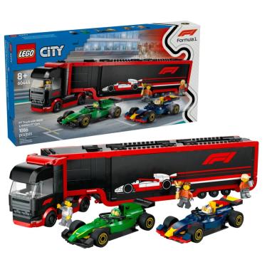 Imagem de Lego City Caminhão F1 Com Carros RB20 E AMR24 1086 Pçs 60445
