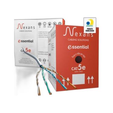 Imagem de Cabo De Rede Cat.5e Cmx 305m Cinza Nexans