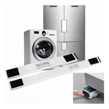 Imagem de Suporte De Rodinhas Ajustável Para Geladeira Fogão Freezer W - Congrat