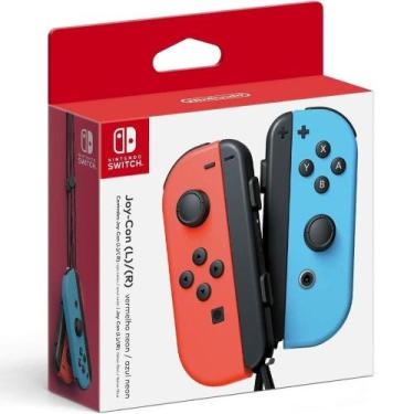 Imagem de Controle Switch Joy-Con Vermelho e Azul Neon, NINTENDO