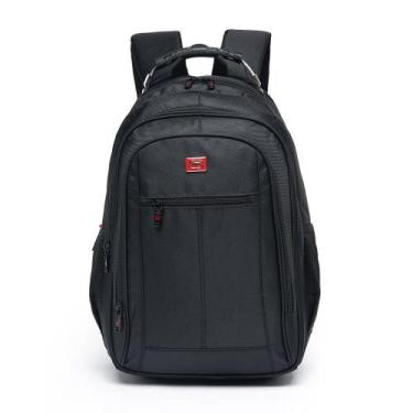 Imagem de Mochila Executiva Ecko Masculina Reforçada Notebook Preta, U, PRETO