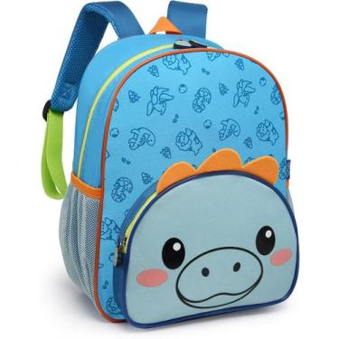 Imagem de Mochila Infantil Bichinhos Zoo 3d Creche Escolar Fofa - Nova Rio, Dino