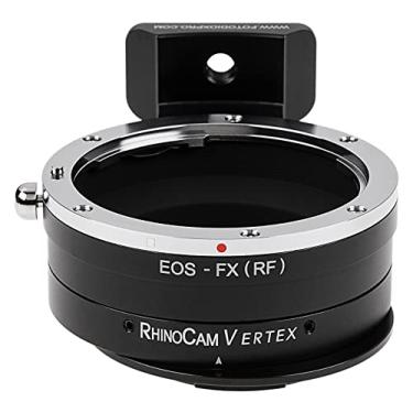 Imagem de Adaptador de costura rotativa RhinoCam Vertex, compatível com lente Canon EOS (EF/EF-S) D/SLR para câmeras sem espelho Fuji X-Series