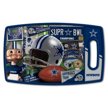 Imagem de YouTheFan Tábua de corte NFL Dallas Cowboys Retro Series