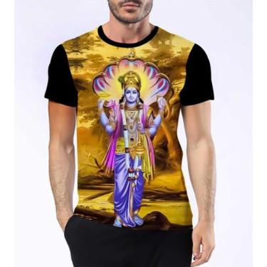 Imagem de Camiseta Camisa Vishnu Deus Hindu Sustentação Universo Hd 1 - Dias No