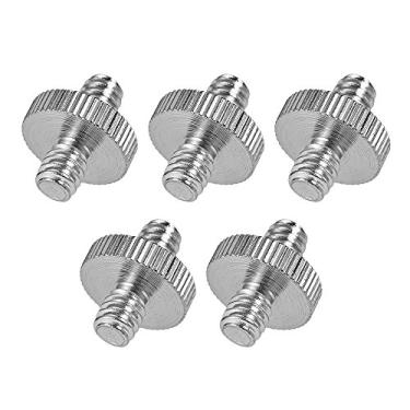 Imagem de Qudai 5 pcs Padrão 1/4 "-20 Macho para 1/4" -20 Adaptador de Parafuso Rosca Macho tripé Parafuso De Montagem De Montagem Conversor para Câmera Tripé Monopé Ballhead luz BD