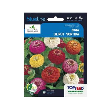 Imagem de Sementes de Zinia Liliput Sortida Env. C/ 5 Gramas