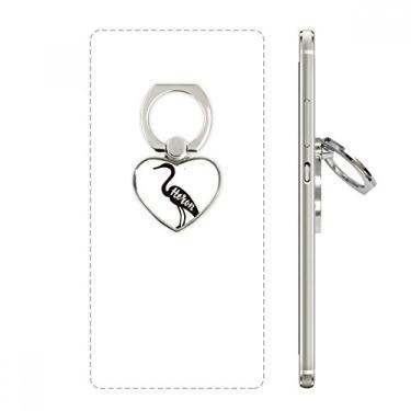 Imagem de Suporte de anel de celular preto e branco para garçom cinza suporte universal