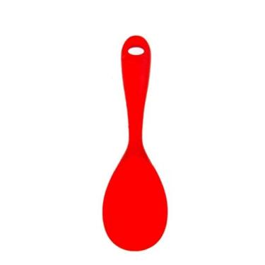 Imagem de COLHER CABO CURTO SILICONE TO COOK VERMELHO POP 22,5CM