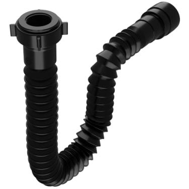 Imagem de Sifão Sanfonado Universal 61cm Preto | Astra