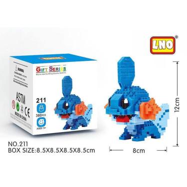 Imagem de Blocos de construção Pokémon Cartoon Picachu tamanho pequeno