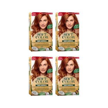 Imagem de Coloraçao Soft Color 743 Louro Acobreado-Kit C/4Un