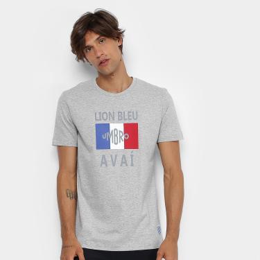 Imagem de Camiseta Avaí Lion Bleu Umbro Masculina-Masculino