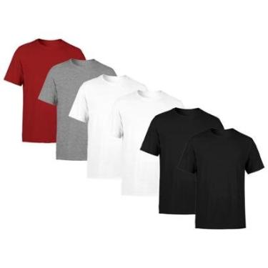 Imagem de Kit 6 Camisetas Masculina SSB Brand Algodão Premium-Masculino