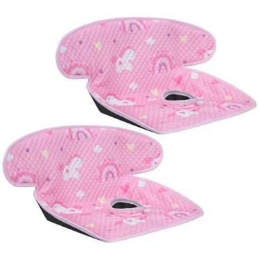 Imagem de INFANZIA Assento seco, protetor de assento de carro impermeável forro de assento de carro treinamento penico crianças, bebês e bebês, almofada para carrinhos de bebê (rosa, 2 pacotes)