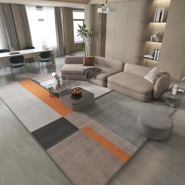 Imagem de Luz moderna de luxo sala estar tapete completo sofá mesa café almofada decoração para casa quarto tapete, 02,40x60cm (1.3x2ft)