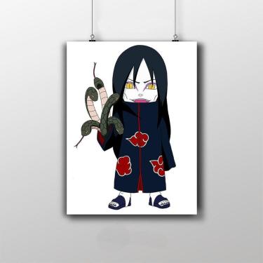 Imagem de Placa Decorativa Orochimaru Akatsuki - Anime Naruto Infantil