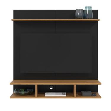 Imagem de Painel Sala Quarto Com Nicho Tvs Até 32 Polegadas C/Prateleira Onix - 