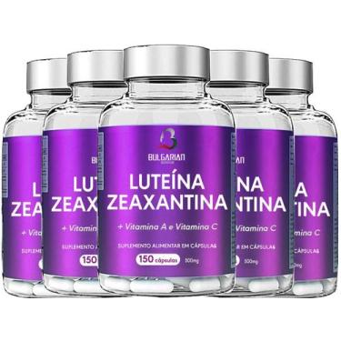 Imagem de 5x Zeaxantina + Luteina 750 Cápsulas 500mg Rápida Absorção - Bulgarian