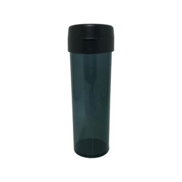 Imagem de 24 Garrafas Water Bio 500ml - lisas - Triplast, Fumê translúcido