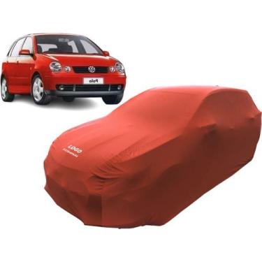 Imagem de Capa Tecido Para Proteção Carro Volkswagen Polo Hatch 2005 - Mz, Verme