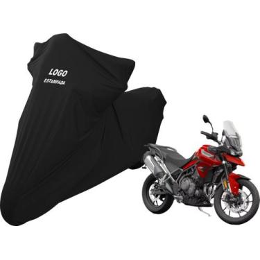 Imagem de Capa Para Proteger Moto Triumph Tiger 800 De Tecido Helanca - Mz, Pret