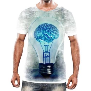 Imagem de Camiseta Camisa Cérebro Inteligência Mental Psicologia HD 6 - Enjoy Sh