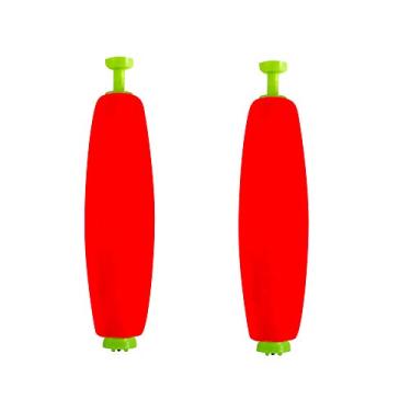 Imagem de Thill Flutuadores de charuto de espuma Floats Fish'N com clipe sem peso, 6,35 cm, vermelho (FC251)
