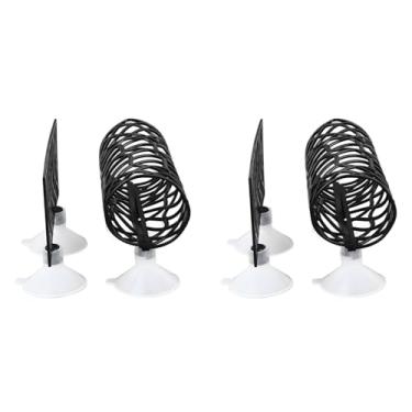 Imagem de 2 Conjuntos de Enfeites de Aquário de Peixes Não Cerâmicos Caixa de Esconderijo, Aquário Hideaway Rocks Aquarium Hideout Tunnel Hole Betta Fish Aquarium Acessórios Enfeites de