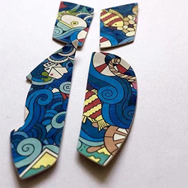 Imagem de Fita antiderrapante para mouse elástica, alças laterais refinadas, almofadas resistentes ao suor/pasta antisuor para mouse sem fio Logitech G305 / G203 / G102